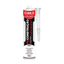 Adesivo Pu Construção 400g/600ml Construção Preto - Cibrafle Adesivo Pu Construção 400g/600ml Construção Preto - Cibrafle
