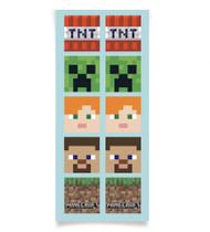Adesivo Quadrado para Caixinha Festa Minecraft 30 Un Cromus - Inspire sua Festa loja - CROMUS FESTAS