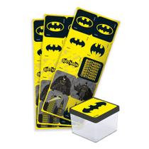 Adesivo Quadrado para Lembrancinha Batman - 30 Unidades - Festcolor