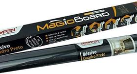 Adesivo quadro negro lousa Magic Board 45cm x 2m Newpen