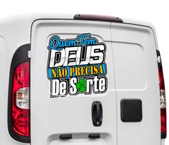 Adesivo Quem Tem Deus Não Precisa De Sorte Fiorino Caminhão Adesivo Quem Tem Deus Não Precisa De Sorte Fiorino Caminhão
