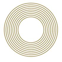 Adesivo Radiônico 9 Círculos - Com 9 adesivos - 7,5cm proteger bens materiais, locais, objetos, pessoas e animais, de qualquer energia negativa