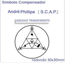 Adesivo Radiônico André Phillipe Scap 15 Unid - Prata Firme
