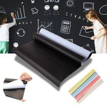 Adesivo Recados Lousa Quadro Parede Negro Anotações 45cmX2m Adesivo Recados Lousa Quadro Parede Negro Anotações 45cmX2m