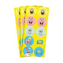 Adesivo Redondo - Bob Esponja - 30 unidades - Regina - Rizzo Adesivo Redondo - Bob Esponja - 30 unidades - Regina - Rizzo