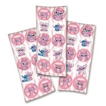 Adesivo Redondo Festa Angel Stitch Disney 4x4 cm 30 Unidades Festcolor - Produto Licenciado Adesivo Redondo Festa Angel Stitch Disney 4x4 cm 30 Unidades Festcolor - Produto Licenciado