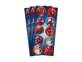Adesivo Redondo Homem Aranha