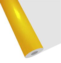 Adesivo Refletivo Amarelo Sinalização Placas Rolo 10m x 62cm - BW Adesivos