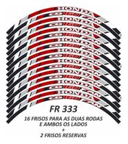 Adesivo Refletivo Friso Moto Cg 160 Fan Vermelho