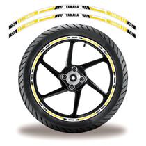 Adesivo Refletivo Friso Roda Moto Yamaha Amarelo Adesivo Refletivo Friso Roda Moto Yamaha Amarelo