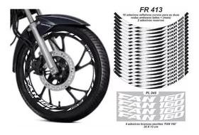 Adesivo Refletivo Para Aro Da Cg 160cc Fan Mais Kit Plotter Adesivo Refletivo Para Aro Da Cg 160cc Fan Mais Kit Plotter