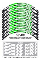 Adesivo Refletivo Tons Verdes Fan 160 Com Kit Ploter Fr 409