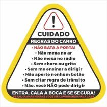 Adesivo Regras do Carro - 2un