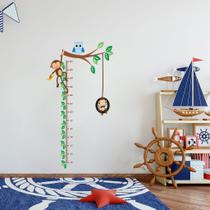 Adesivo Régua de Crescimento Macaquinho