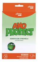 Adesivo Repelente Natural Citronela Amo Protect 8 Unidades