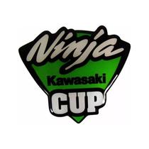 Adesivo Resinado 3D Compatível Kawasaki Ninja Cup 10x9cm Adesivo Resinado 3D Compatível Kawasaki Ninja Cup 10x9cm