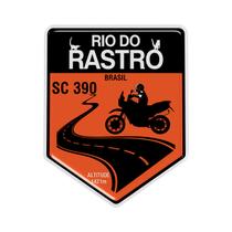 Adesivo Resinado 3D Serra do Rio do Rastro SC 390 LARANJA Adesivo Resinado 3D Serra do Rio do Rastro SC 390 LARANJA