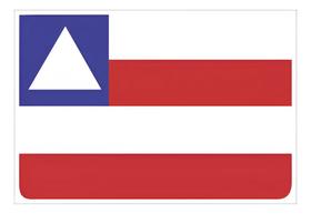 Adesivo Resinado Bandeira Bahia 4x6cm STARPAC