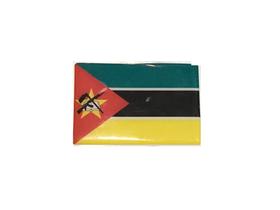 Adesivo Resinado Bandeira De Moçambique 9X6 Cm