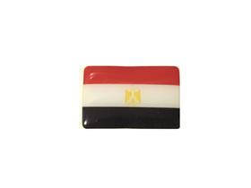 Adesivo resinado bandeira do Egito 5x3 cm - Mundo Das Bandeiras
