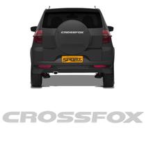 Adesivo Resinado Crossfox Capa De Estepe Rígida Unitário Adesivo Resinado Crossfox Capa De Estepe Rígida Unitário