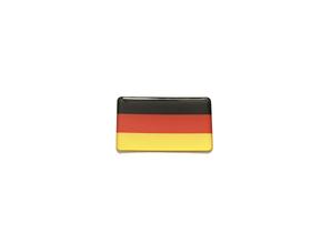 Adesivo resinado da bandeira da Alemanha 5x3 cm