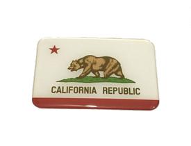 Adesivo resinado da bandeira da califórnia 5x3 cm - Mundo Das Bandeiras