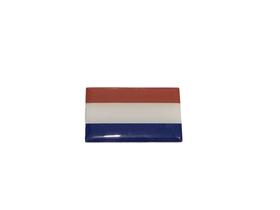 Adesivo resinado da bandeira da Holanda 5x3 cm - Mundo Das Bandeiras