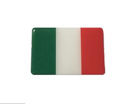 Adesivo resinado da bandeira da Itália 5x3 cm