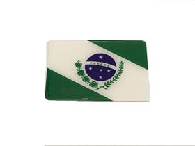 Adesivo resinado da bandeira do estado do Paraná 5x3 cm