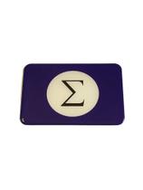 Adesivo resinado da bandeira Integralista 9x6 cm