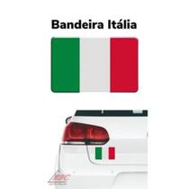 Adesivo Resinado de Bandeira para Carro Moto - 8x5 cm - Brasil - Alemanha - Japão - Italia-França