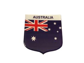 Adesivo resinado em Escudo da bandeira da Austrália