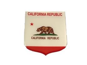 Adesivo resinado em Escudo da bandeira da Califórnia - Mundo Das Bandeiras