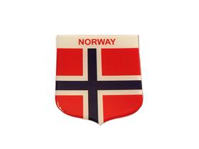 Adesivo resinado em Escudo da bandeira da Noruega