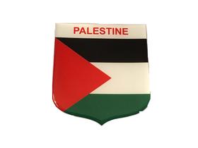 Adesivo resinado em Escudo da bandeira da Palestina