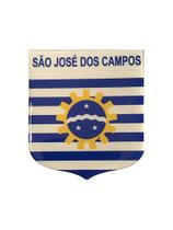 Adesivo Resinado Em Escudo Da Bandeira De São José Dos Campos