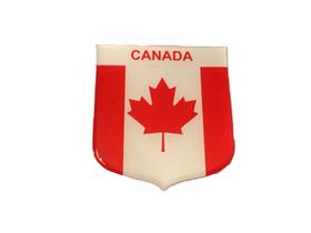 Adesivo resinado em Escudo da bandeira do Canadá