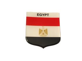 Adesivo resinado em Escudo da bandeira do Egito - Mundo Das Bandeiras