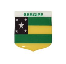 Adesivo Resinado Em Escudo Da Bandeira Do Sergipe
