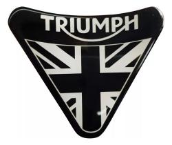 Adesivo Resinado Escudo Compatível Com Triumph 7,5x9 Rs05 Adesivo Resinado Escudo Compatível Com Triumph 7,5x9 Rs05