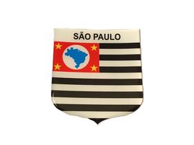 Adesivo resinado Escudo da bandeira do estado de São Paulo - Mundo Das Bandeiras