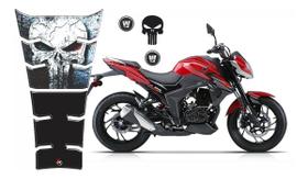 Adesivo Resinado Protetor De Tanque Justiceiro Haojue Dr 160 Adesivo Resinado Protetor De Tanque Justiceiro Haojue Dr 160