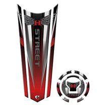 Adesivo Resinado Protetor Tanque E Bocal Gravatona Honda acima 2018 Adesivo Resinado Protetor Tanque E Bocal Gravatona Honda acima 2018