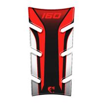 Adesivo Resinado Protetor Tanque Moto Honda CG Titan 160 ano 2025 vermelho