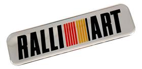 Adesivo Resinado Ralliart 2,6x10cm Compatível Adesivo Resinado Ralliart 2,6x10cm Compatível
