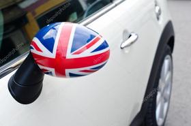 Adesivo Retrovisor Carro Inglaterra, Grã Bretanha Par 25X35