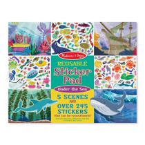 Adesivo reutilizável Activity Pad Melissa & Doug Under The Sea