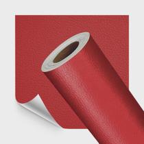 Adesivo Revestimento em material sintético Vermelho 50x137cm