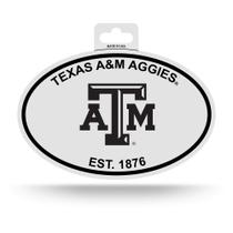 Adesivo Rico Industries NCAA Texas A&M Aggies Oval 8,9 x 12,7 cm